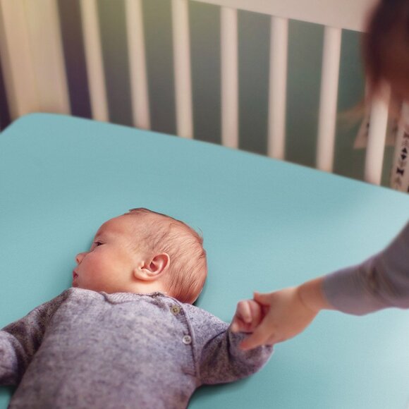 NEW 2pc Pack Stretchy Knitted Crib Sheet - Picture 3 of 8